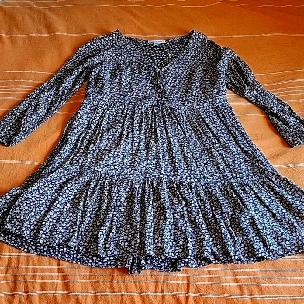flowered peasant dress